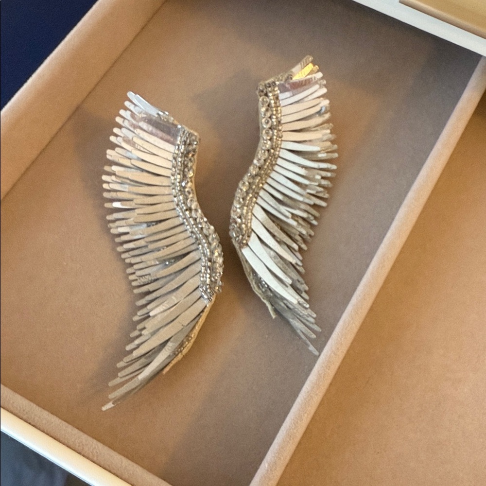 Mignonne Gavigan Silver Wing Earrings